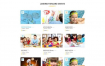 25张儿童学校教育主题网站设计PSD分层模板下载