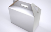 水果蔬菜手提纸箱干货纸盒海鲜包装礼盒设计素材 PSD智能贴图样机