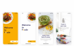 50+食品订购应用UI界面设计优质设计素材下载(提供Sketch和Adobe XD格式下载）
