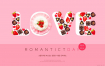 6款情人节海报banner背景甜品水果巧克力广告海报模板PSD设计素材