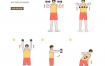 25款运动健身瑜伽卡通人物AI格式