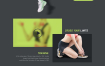 12款运动健身锻炼网页模板PSD格式