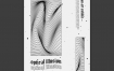 13款抽象艺术波浪线条曲线海报PSD格式