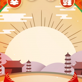 24款2022新年虎年儿童写真国潮背景模板照片春节喜庆摄影楼PSD素材图